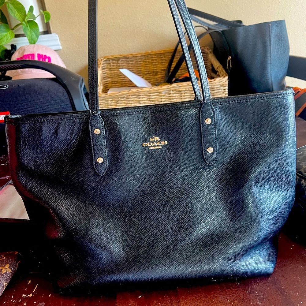 Leather Coach Purse